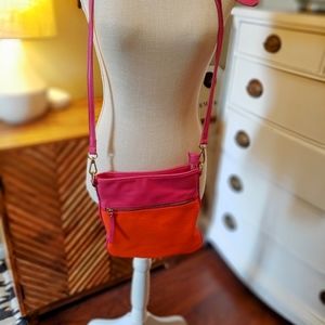 Hot Pink/ Orange Crossbody Bag (5 for$ 25)